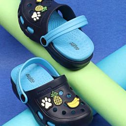 WELCOME Kids K SPORTS CLOGS Navy & Sky Clogs-image-57
