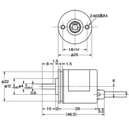 Omron Rotary Encoder Incremental Cord Pull-Out Type Cord Length 0.5 m, E6A2-CS5C 10P/R 0.5M-30