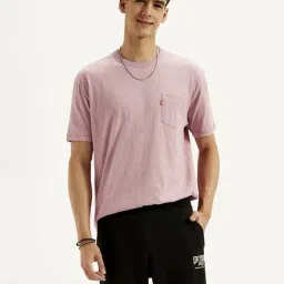Levi's Pink Cotton Slim Fit T-Shirt-picture-18