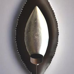Kreative Arts Silver-Toned Candle Holder-image-92