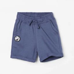 Juniors by Lifestyle Blue Cotton Embroidered Shorts-image-19