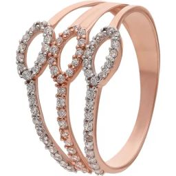 Malabar Gold and Diamonds 18k (750) BIS Hallmark Rose Gold Ring for Women-image-32