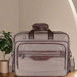 LOREM Men Synthetic Printed Laptop Bag-56