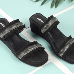 Mochi Platform Mules with Tassels-7