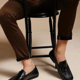 Zoom Shoes Men's Black Casual Mocassins-image-42