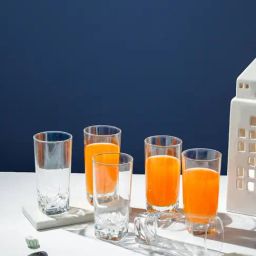 Luminarc Clear Ascot Highball Juice & Water Glass - Set of 6 (330 ml)-15
