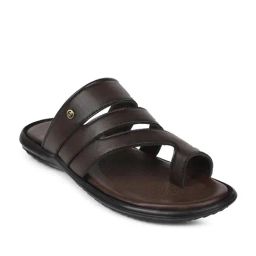 Liberty Men's Brown Toe Ring Sandal-23