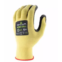 Showa Yellow Elastane Cut Resistant Cut Resistant Gloves Size 7 Nitrile Foam Coating, SHO45612-picture-12