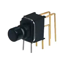 E-SWITCH PB SW, DPDT, 0.4VA, 20V, SOLDER, 800UDP8P1A1M7RER1BLK.-image-1