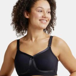 Jockey 1252 Women's Wirefree Non Padded Super Combed Cotton Elastane Full Coverage Everyday Bra-image-67