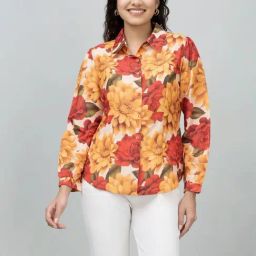 PURYS Multicolored Printed Casual Shirt-image-57