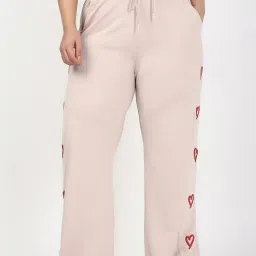 Bewakoof Beige Graphic Sports Trackpants-picture-49