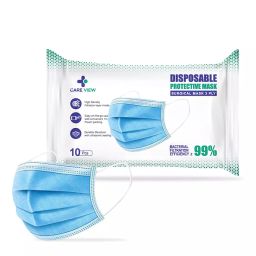 CARE VIEW CV-3PLY-BLUE-POUCH-100 Disposable Mask ( Pack of 100)-picture-43