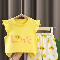 StyleCast x Revolte Girls Printed Pure Cotton T-shirt With Shorts-image-99