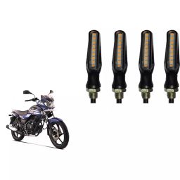 Cartronics Sleek Pencil Type Yellow LED Indicator for Bajaj Discover 135 (Pack of 4 Pcs)-22