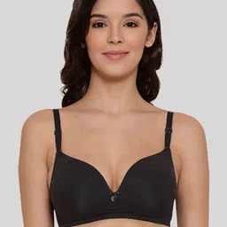 LYRA Combed Cotton Seamless Wrinkle free cups Bra with Detachable Strap-image-22