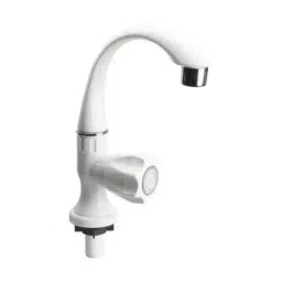 Cosvit Swan Neck Pillar Tap PVC Plastic Matt Finish, Cosvit M244-image-88