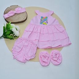 ArthLife Girls Pink Baby Apparel Gift Set-image-27