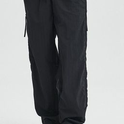 KPOP Men Relaxed Relaxed Fit Mid-Rise Trousers-picture-11