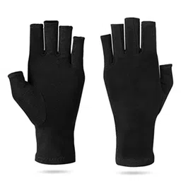 MOMISY FingerlessArthritis Gloves - Black-picture-19
