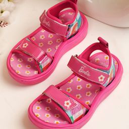Kidsville Mattel Featuring Barbie Printed  Sandals - Pink-picture-23