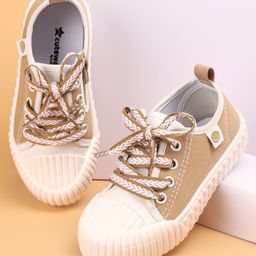 Cute Walk by Babyhug Lace Up Causal Shoes - Beige-picture-34