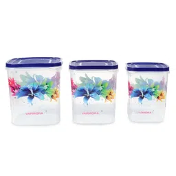 varmora homeware Varmora Glory Square Set Flower ,Blue, 3 Pieces-picture-29