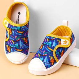 Cute Walk by Babyhug Velcro Closure Doodle Printed Casual Shoes-image-67