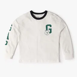 GAP Infant Boys Brand Logo Placement Print Drop-Shoulder Sleeves T-shirt-29