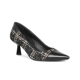 Saint G Printed Leather Kitten Heel Pumps-image-18
