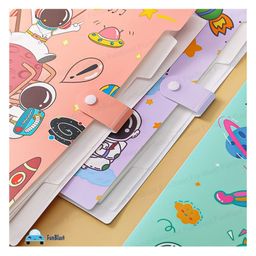 FunBlast Space Theme File Folder with Button Lock Pack of 2 (Color May Vary) image 4
