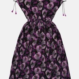 YOUNG BIRDS Floral Print Fit & Flare Dress-image-68