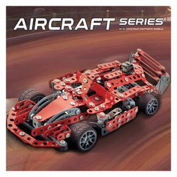 SANJARY DIY Metal Car Toys Assembly Formula One Cars Building Blocks Kit Engineering Education Color and Design May Vary image 5