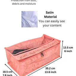 Ajabh Peach-Coloured Set of 6 Water Resistant Multi-Utility Organisers image 3