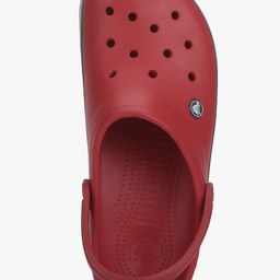 crocs Red Self Design Flip Flops image 5