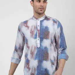 Numero Uno Men Abstract Printed Cotton Slim Fit Opaque Casual Shirt-image-17
