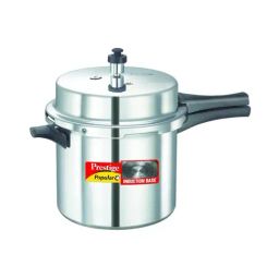 Prestige Popular Plus Silver Aluminium Pressure Cooker (6 L) - Set of 1-48