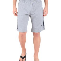 Woodland Charcoal Regular Fit Shorts-image-29