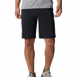 Columbia Men Black Tech Trail Shorts-image-40