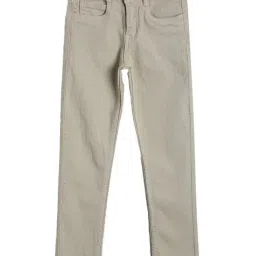 Tales & Stories Kids Khaki Solid Jeans-picture-38