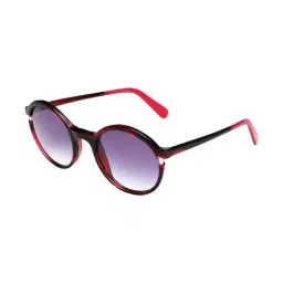 Scott Light Violet Round Sunglasses for Women-picture-18