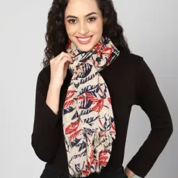 Aditi Wasan White Printed Stole-10