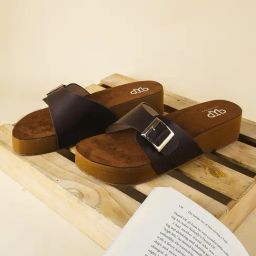 The White Pole Women's Brown Casual Wedges-image-36