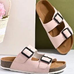 Hoversole Women's Artemis Mild Watermelon Cork Slide Sandals-image-11