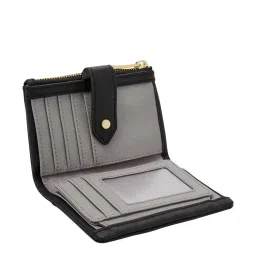 Fossil Black Solid Bi-Fold Wallet image 2