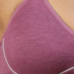 BLOSSOM Wine Textured Full Coverage Everyday Bra image 4