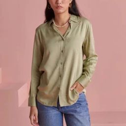Prakriti Jaipur Green Gul Paisley Shirt-25