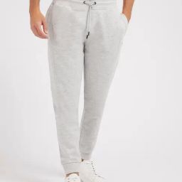 Guess Grey Regular Fit Solid Trackpants-image-57