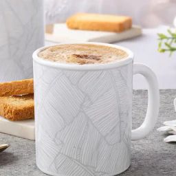 Larah by Borosil White Opalware Ivy Mug Set-picture-31