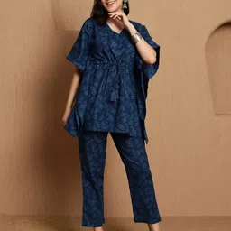 BANDIA Printed Pure Cotton Tunic & Trousers Co-ords-image-29